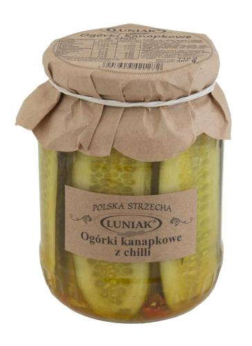 Ogórki kanapkowe z chilli 710 g