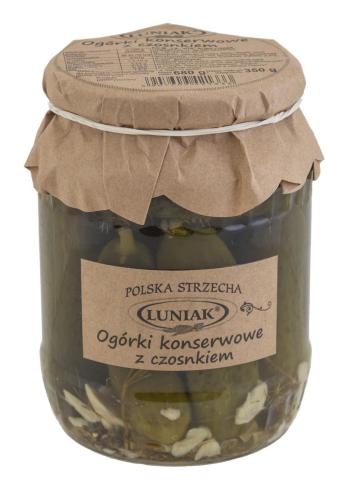 Ogórki konserwowe z czosnkiem 680 g